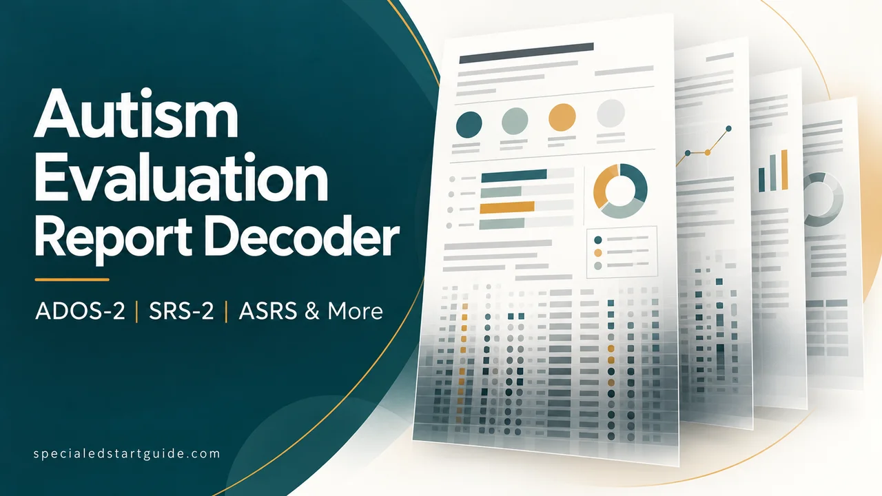 Autism Evaluation Decoder — Read the Report, Win the Supports