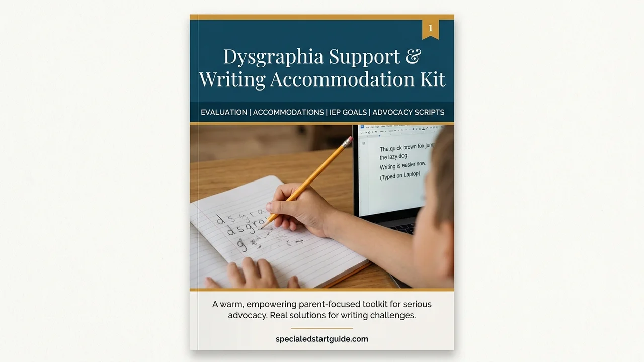 Dysgraphia Support Kit — Turn OT Reports into Actionable Accommodation Requests