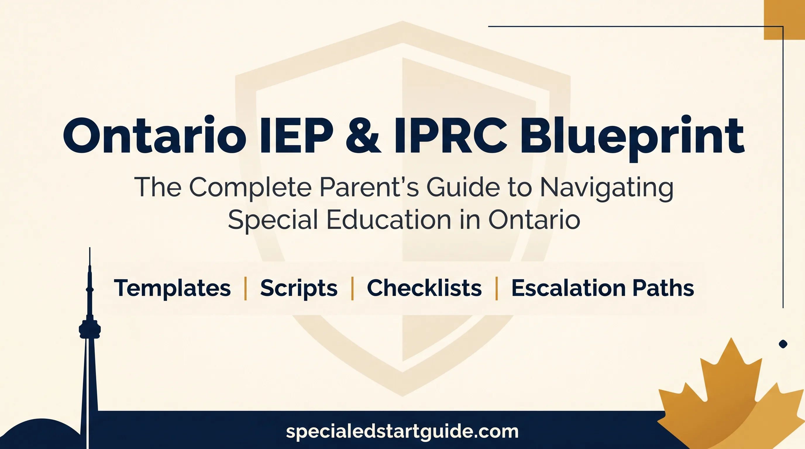 The role of SERTs in Ontario's special education.