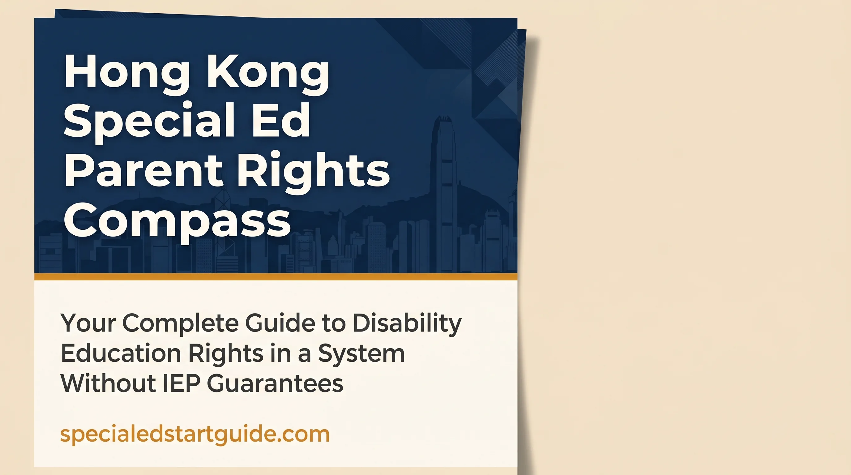 Holding schools accountable for SEN support in Hong Kong