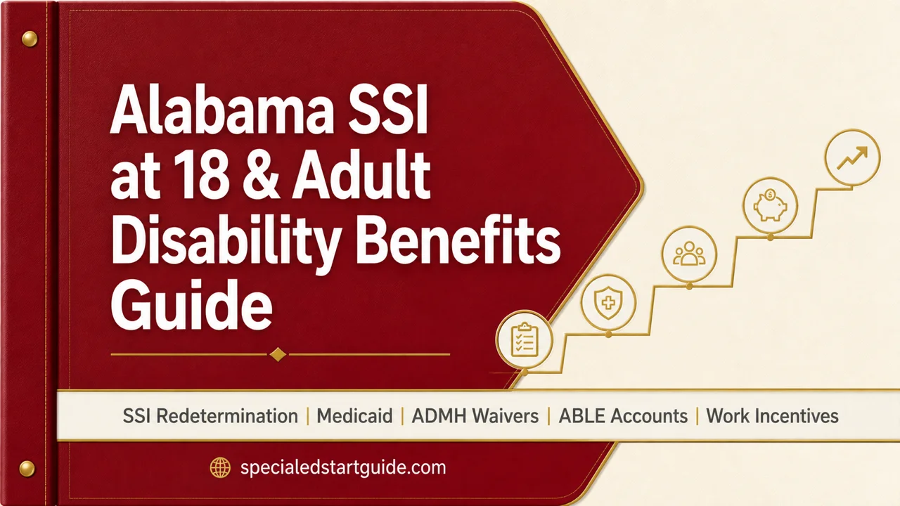 Alabama SSI at 18 & Adult Benefits — Every Agency Step in Order