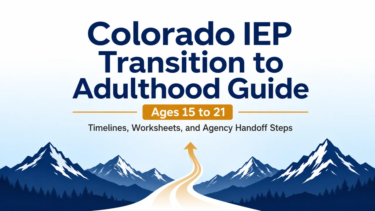 Colorado IEP Transition Guide — Ages 15 to 21