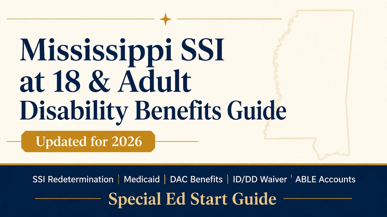 Mississippi SSI at 18 & Adult Disability Benefits Guide