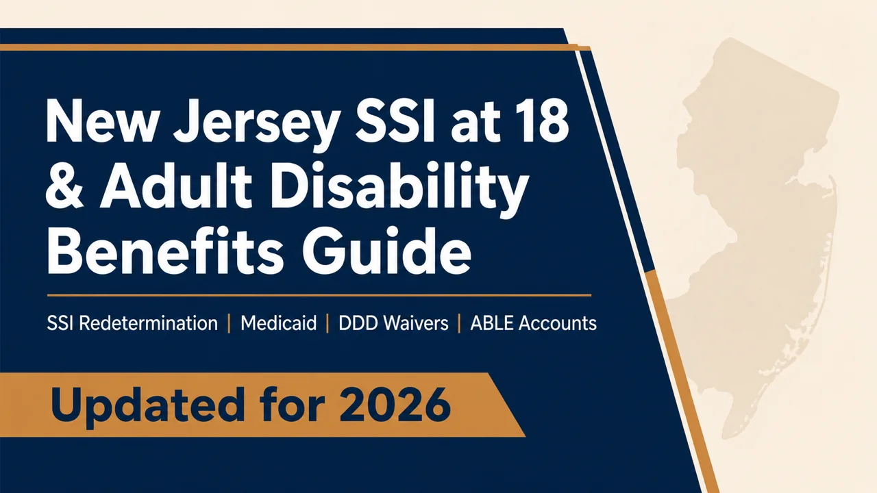 New Jersey SSI at 18 & Adult Benefits — Navigate DDD, Medicaid, and ABLE