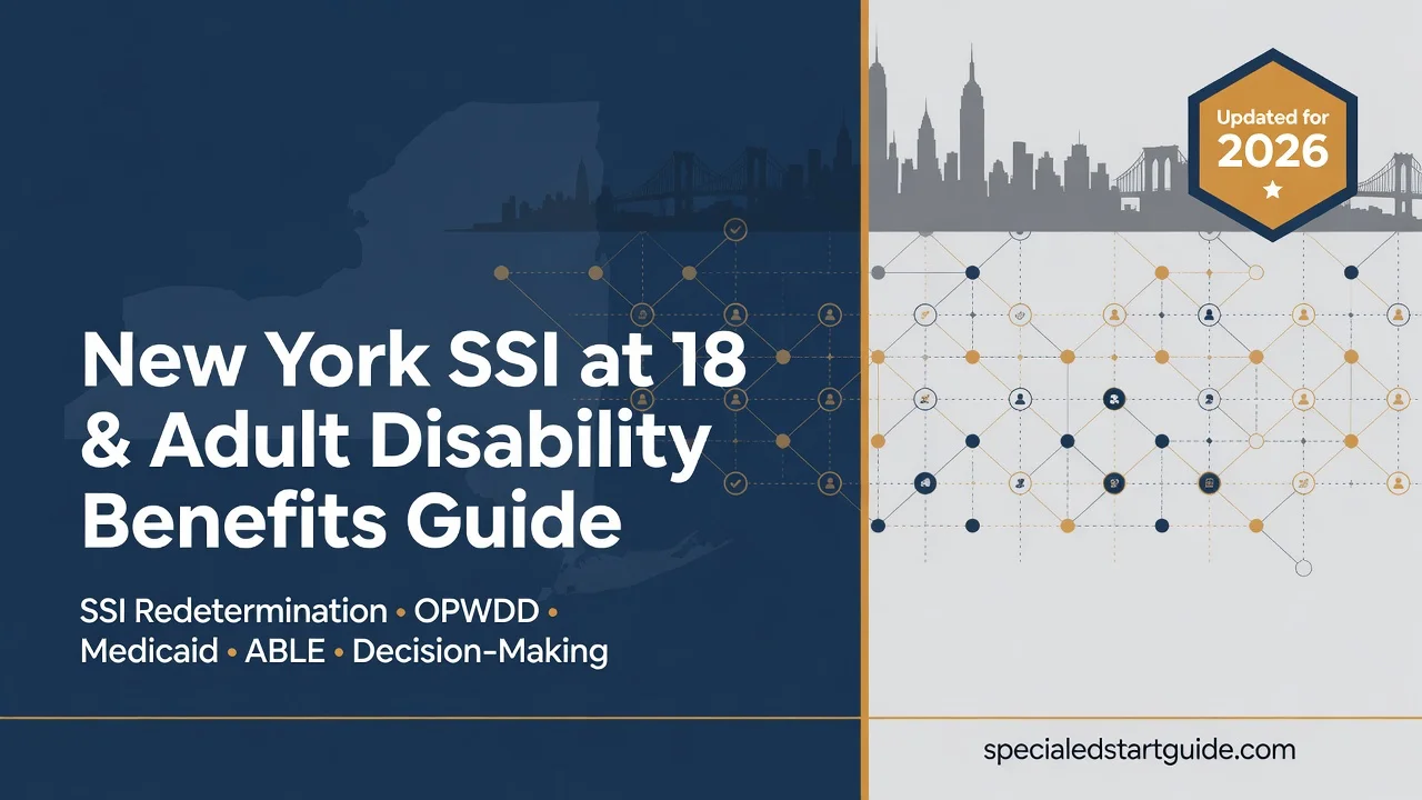 New York SSI at 18 & Adult Benefits — OPWDD, Medicaid, ABLE, and Beyond
