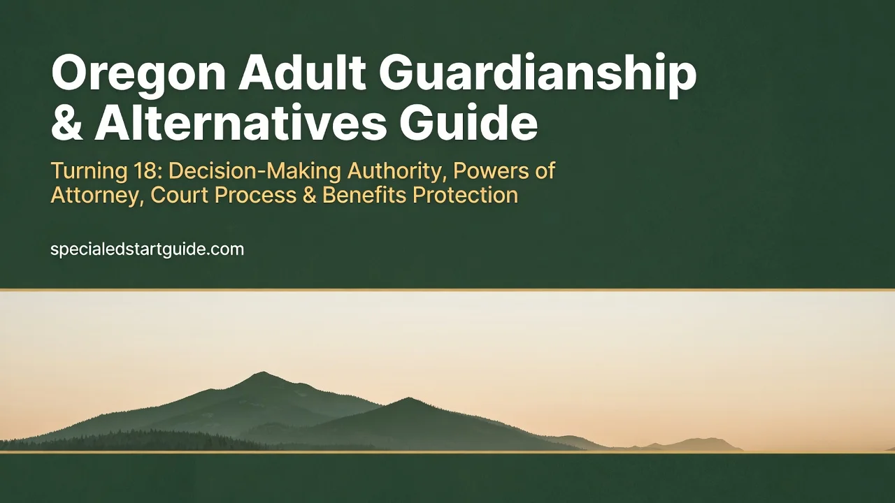 Oregon Adult Guardianship & Alternatives Guide (Turning 18)