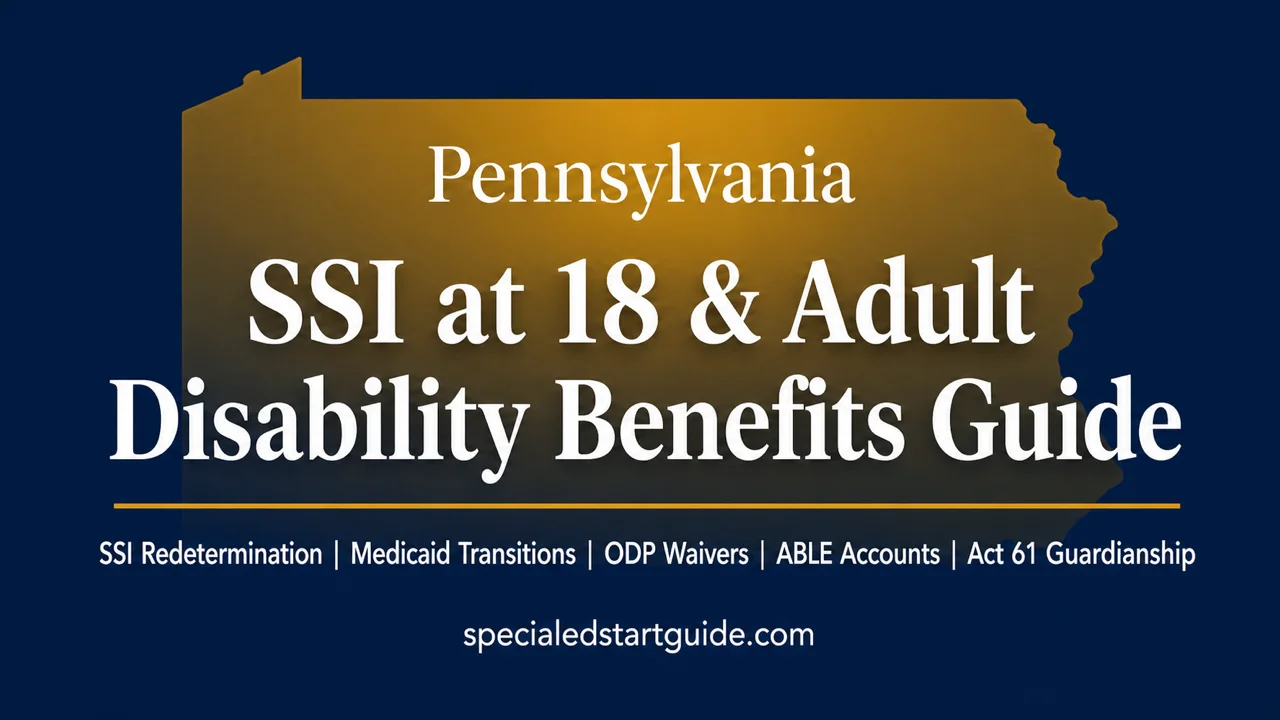 Pennsylvania SSI at 18 & Adult Benefits — Beat the Transition Cliff