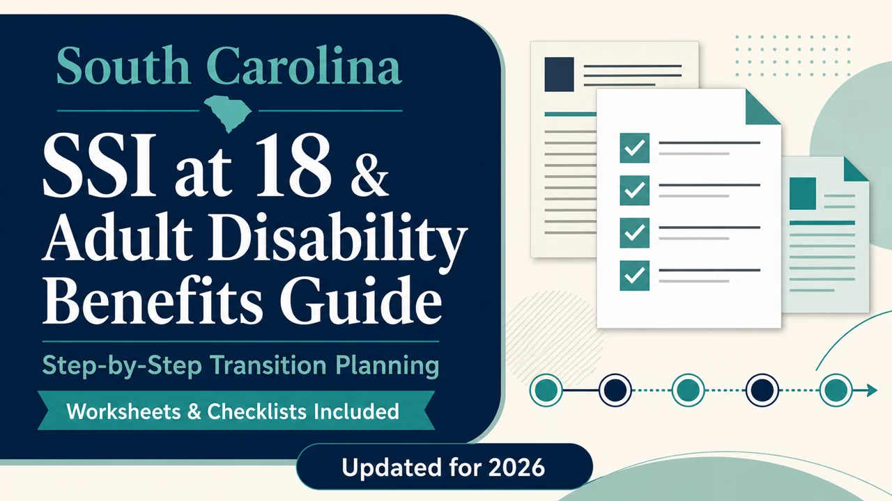 South Carolina SSI at 18 & Adult Disability Benefits Guide
