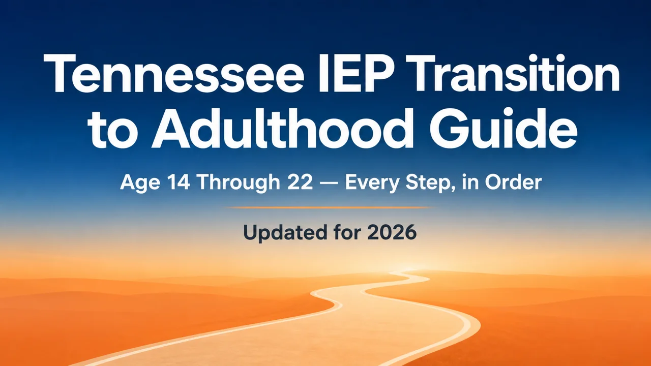 Tennessee IEP Transition Guide — From Age 14 to Adult Services