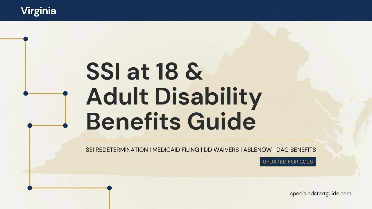 Virginia SSI at 18 & Adult Benefits — Waivers, Medicaid, ABLE, and Beyond