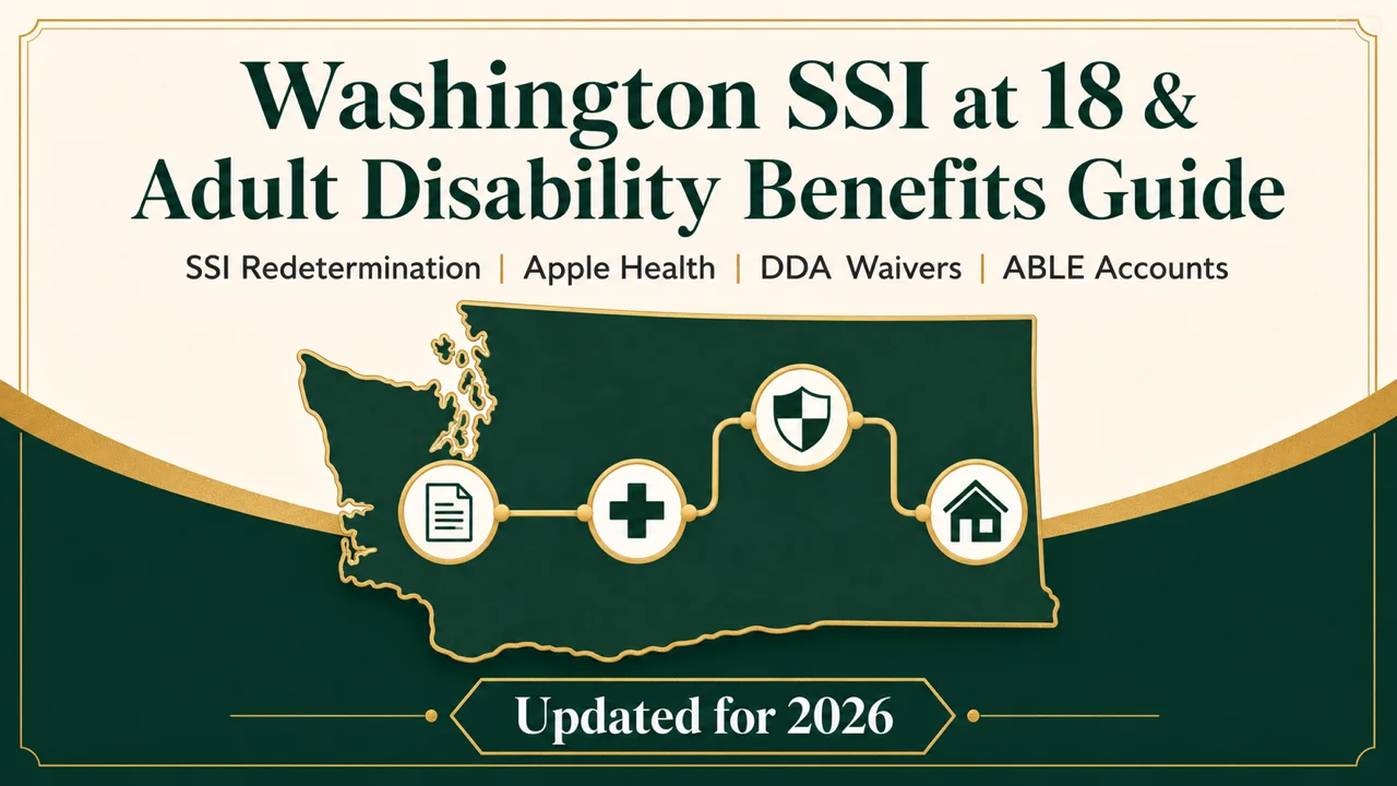 Washington SSI at 18 & Adult Benefits — Every Agency, One Sequence