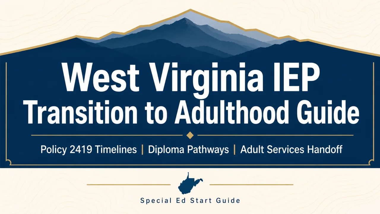 West Virginia IEP Transition Guide — Policy 2419 Through Adult Services